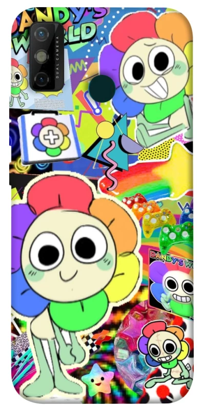 Чохол на TECNO Spark 6 Go Dandy world collage фото 1 з 1