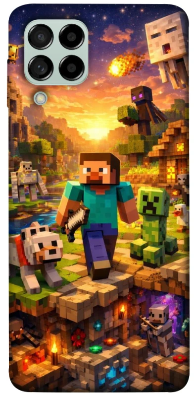 Чохол на Samsung Galaxy M53 5G Minecraft v6 фото 1 з 1