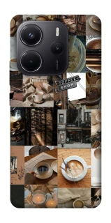 Чохол на Xiaomi Redmi Note 14 5G Coffee collage ver.3 фото 1 з 1
