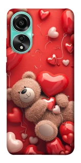 Чехол на Oppo A78 4G bear in hearts фото 1 из 1