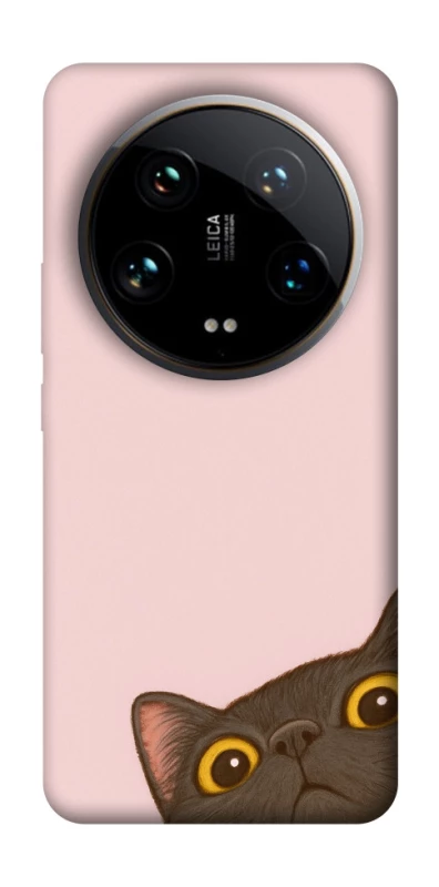 Чохол на Xiaomi 14 Ultra Peeping cat фото 1 з 1