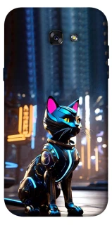 Чохол на Samsung A720 Galaxy A7 (2017) Cyber cat фото 1 з 1