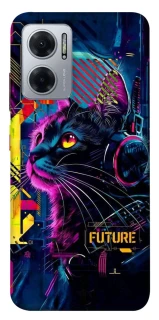 Чохол на Xiaomi Redmi Note 11E Cyber Cat v2 фото 1 з 1