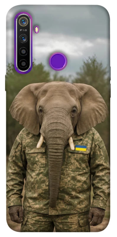 Чохол на Realme 5 Слон захисник фото 1 з 1