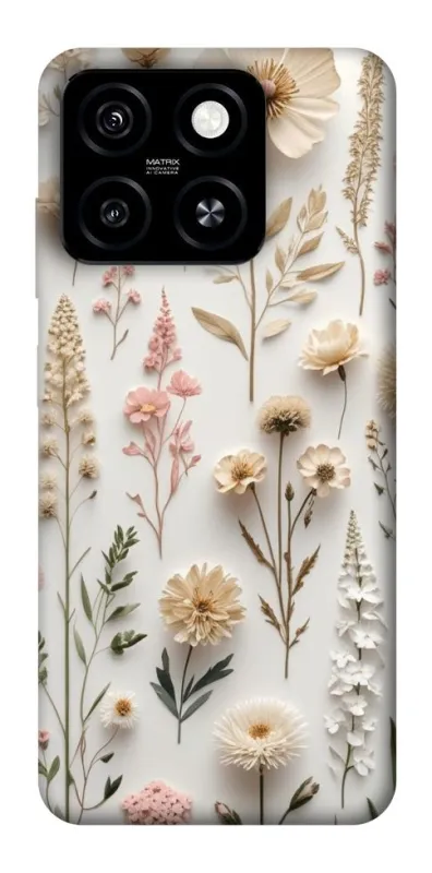 Чехол на ZTE Blade A55 4G Floral design ver.1 фото 1 из 1