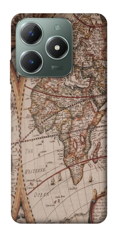 Чехол на Realme C61 Карта путешествий фото 1 из 1