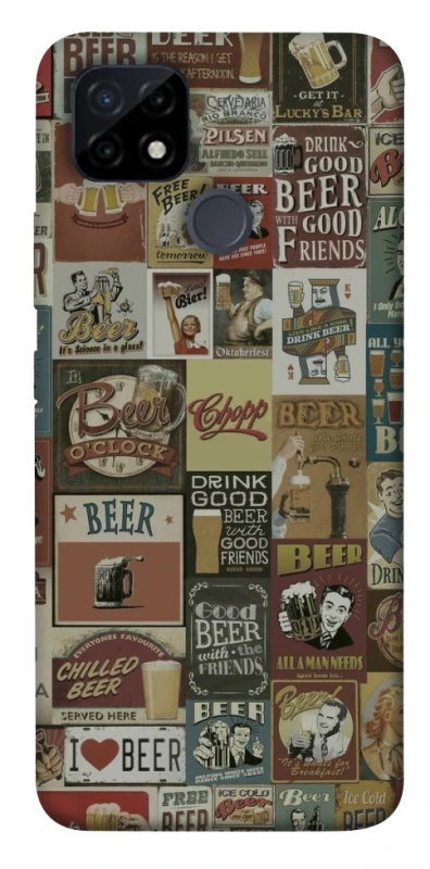 Чехол на Realme C12 Retro collage ver.1 фото 1 из 1