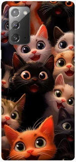 Чохол на Samsung Galaxy Note 20 happy cats фото 1 з 1