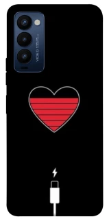 Чехол на TECNO Camon 18 Charge your heart фото 1 из 1