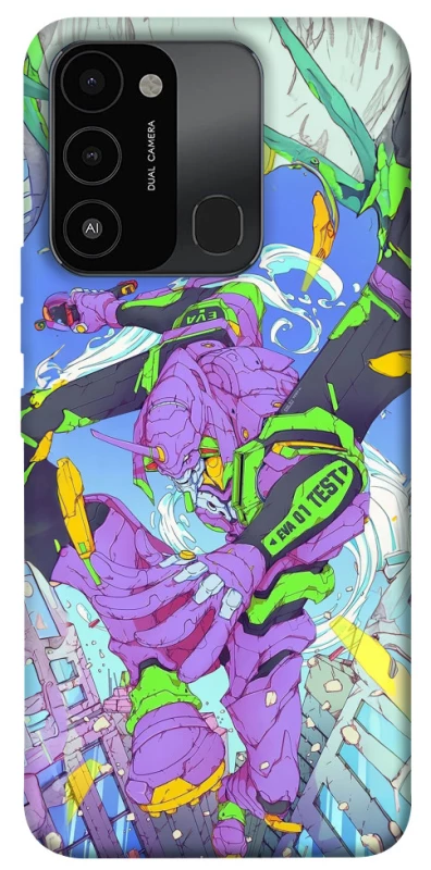 Чохол на TECNO Spark 8C Євангеліон v2 фото 1 з 1