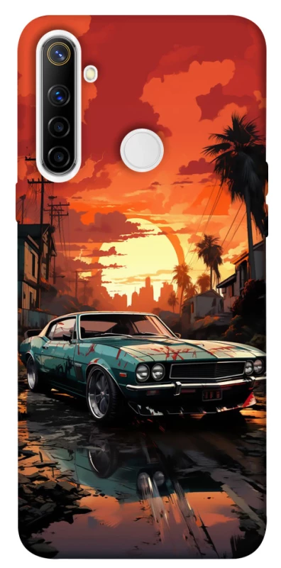 Чохол на Realme 6i Car at sunset фото 1 з 1