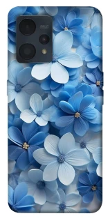 Чохол на Realme 9 4G / 9 Pro+ Сині квіти фото 1 з 1