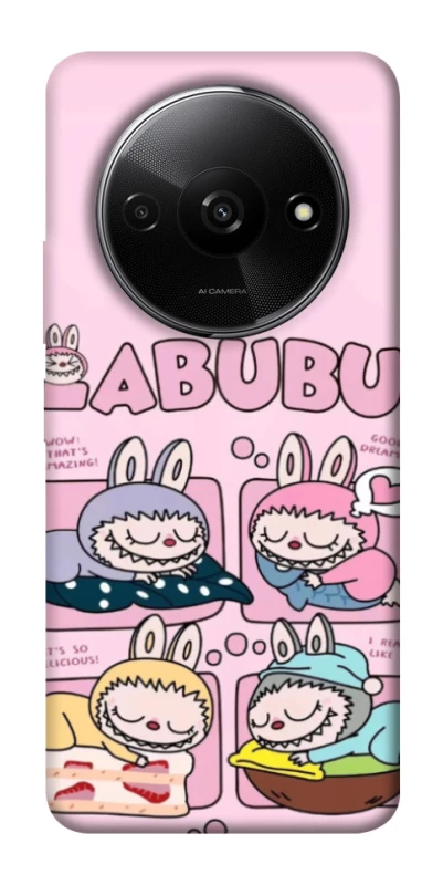 Чохол на Xiaomi Redmi A3 Labubu Dreams Collage фото 1 з 1