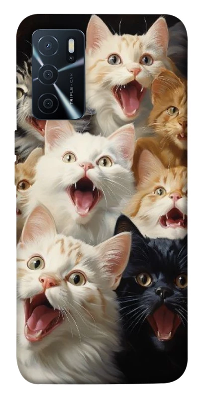 Чохол на Oppo A16s / A16 Коти фото 1 з 1