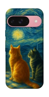 Чохол на Google Pixel 9 Cats under the stars фото 1 Чохол на Google Pixel 9 Cats under the stars фото 1 з 1