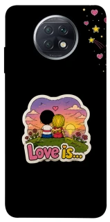 Чехол на Xiaomi Redmi Note 9 5G / Note 9T Love is ver.5 фото 1 из 1
