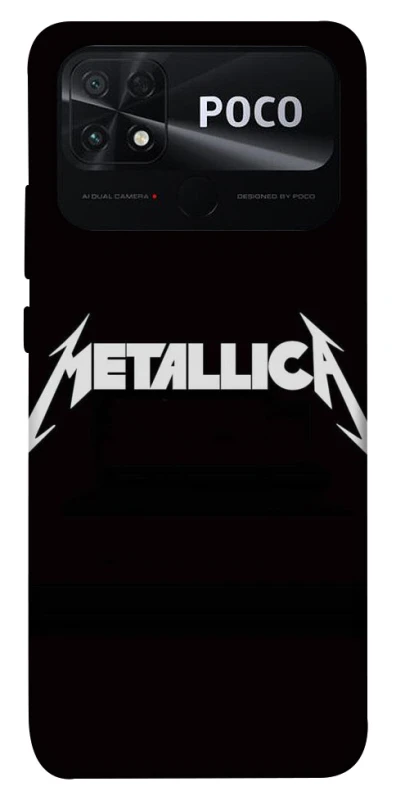 Чехол на Xiaomi Poco C40 Metallica logo фото 1 Чехол на Xiaomi Poco C40 Metallica logo фото 1 из 1