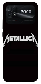 Чехол на Xiaomi Poco C40 Metallica logo фото 1 Чехол на Xiaomi Poco C40 Metallica logo фото 1 из 1