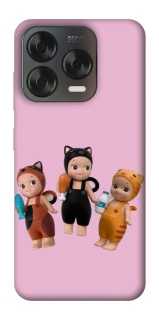 Чохол на ZTE Blade V70 Design Cat Cafe Trio фото 1 з 2