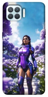 Чехол на Oppo F17 Pro Cyber space girl ver.4 фото 1 из 1