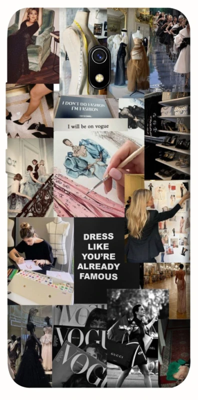 Чохол на Xiaomi Redmi 8a Fashion collage ver.11 фото 1 з 1
