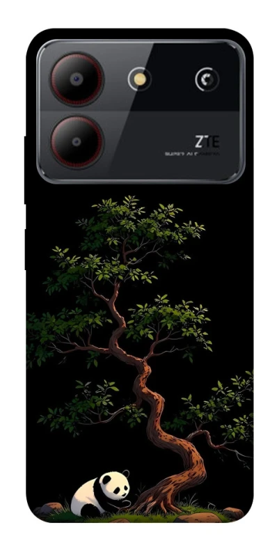 Чохол на ZTE Blade A54 4G Panda and tree фото 1 з 1