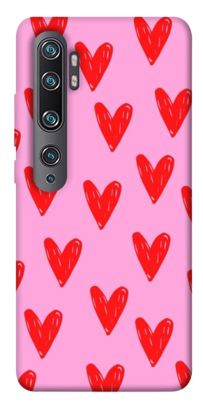 Чохол на Xiaomi Mi Note 10 / Note 10 Pro / Mi CC9 Pro Red hearts 2 фото 1 з 1