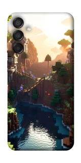 Чехол на Samsung Galaxy M15 5G Minecraft sunset фото 1 из 1