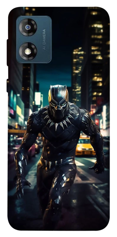 Чехол на Motorola Moto E13 Black Panther фото 1 из 1