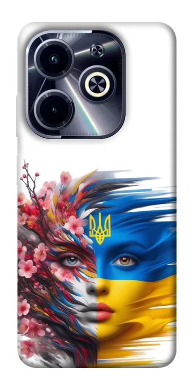 Чохол на Infinix Hot 40i Flowering Ukraine фото 1 з 1
