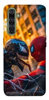 Чехол на Realme X50 Pro Venom vs Spiderman фото 1 из 1