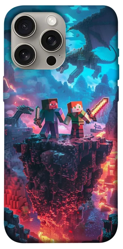 Чохол на Apple iPhone 15 Pro Max (6.7") Minecraft v3 фото 1 з 1