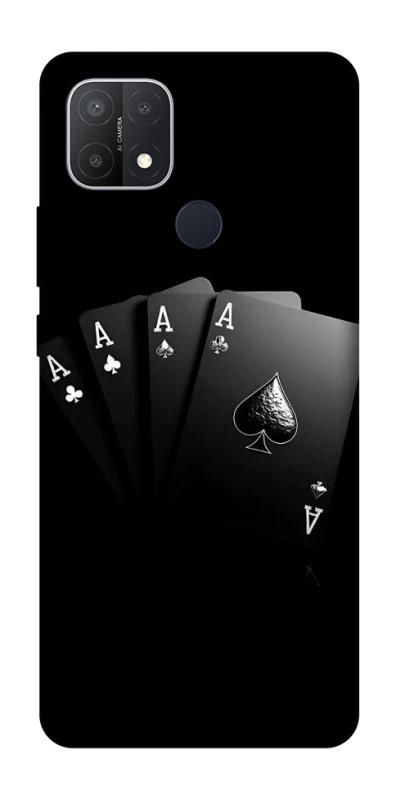 Чохол на Oppo A15s / A15 Black Cards фото 1 з 1