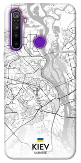 Чохол на Realme 5 Kiev white map фото 1 з 1