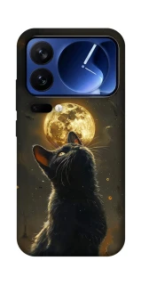 Чохол на Xiaomi Poco F7 Ultra Кіт під місяцем v2 фото 1 з 1