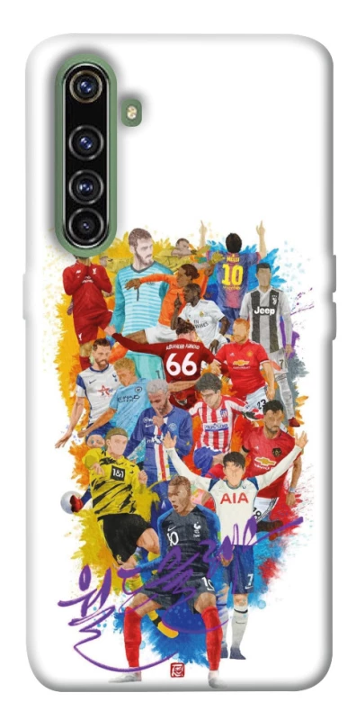 Чехол на Realme X50 Pro Football Abstract v2 фото 1 из 1