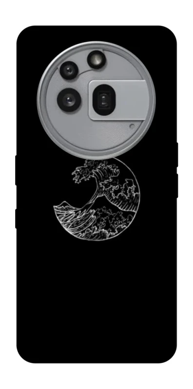 Чохол на Nothing Phone (3a) Pro Black tsunami фото 1 Чохол на Nothing Phone (3a) Pro Black tsunami фото 1 з 1