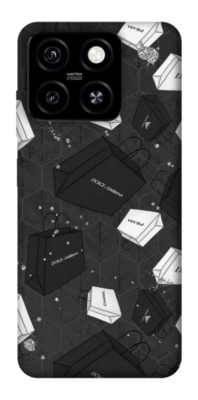 Чехол на ZTE Blade A55 4G Fashion collage ver.3 фото 1 из 1