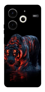 Чохол на TECNO Pova 6 Neo (LI6) fire tiger фото 1 з 1