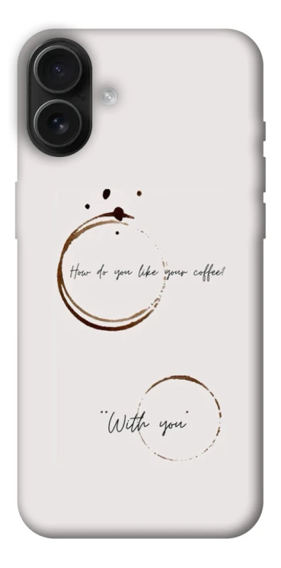 Чехол на Apple iPhone 16 Plus Coffee with you фото 1 из 1