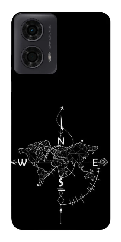 Чохол на Motorola Moto G24 Travel Map фото 1 з 1