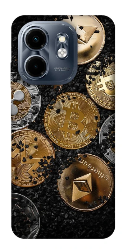 Чохол на Infinix Smart 9 4G / Hot 50i Many coins v2 фото 1 з 1