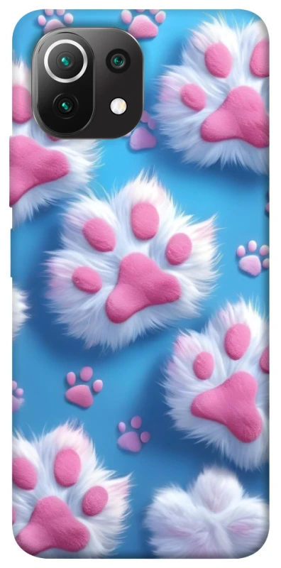 Чохол на Xiaomi Mi 11 Lite Cat paw фото 1 з 1