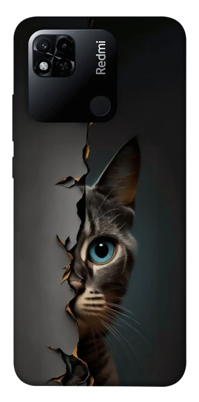 Чохол на Xiaomi Redmi 10A Кіт-підглядач v2 фото 1 з 1