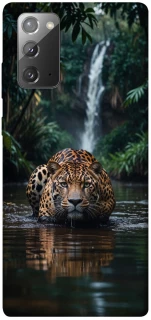 Чехол на Samsung Galaxy Note 20 Leopard in water фото 1 из 1