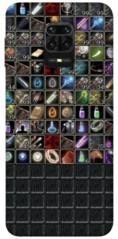 Чохол на Xiaomi Redmi Note 9s / Note 9 Pro / Note 9 Pro Max Inventory menu ver.2 фото 1 з 1