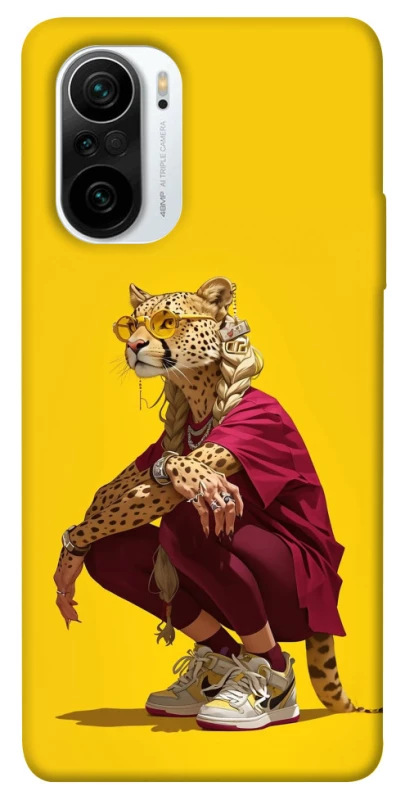 Чехол на Xiaomi Redmi K40 / K40 Pro / K40 Pro+ / Poco F3 Ягуар фото 1 из 1