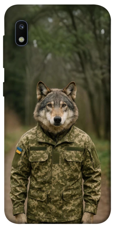 Чехол на Samsung Galaxy A10 (A105F) Волк защитник фото 1 из 1