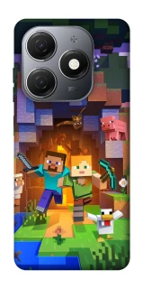 Чехол на TECNO Spark 20 Minecraft game фото 1 из 1