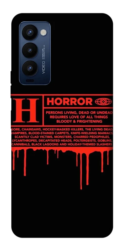 Чохол на TECNO Camon 18 Pro Horror Halloween фото 1 з 1